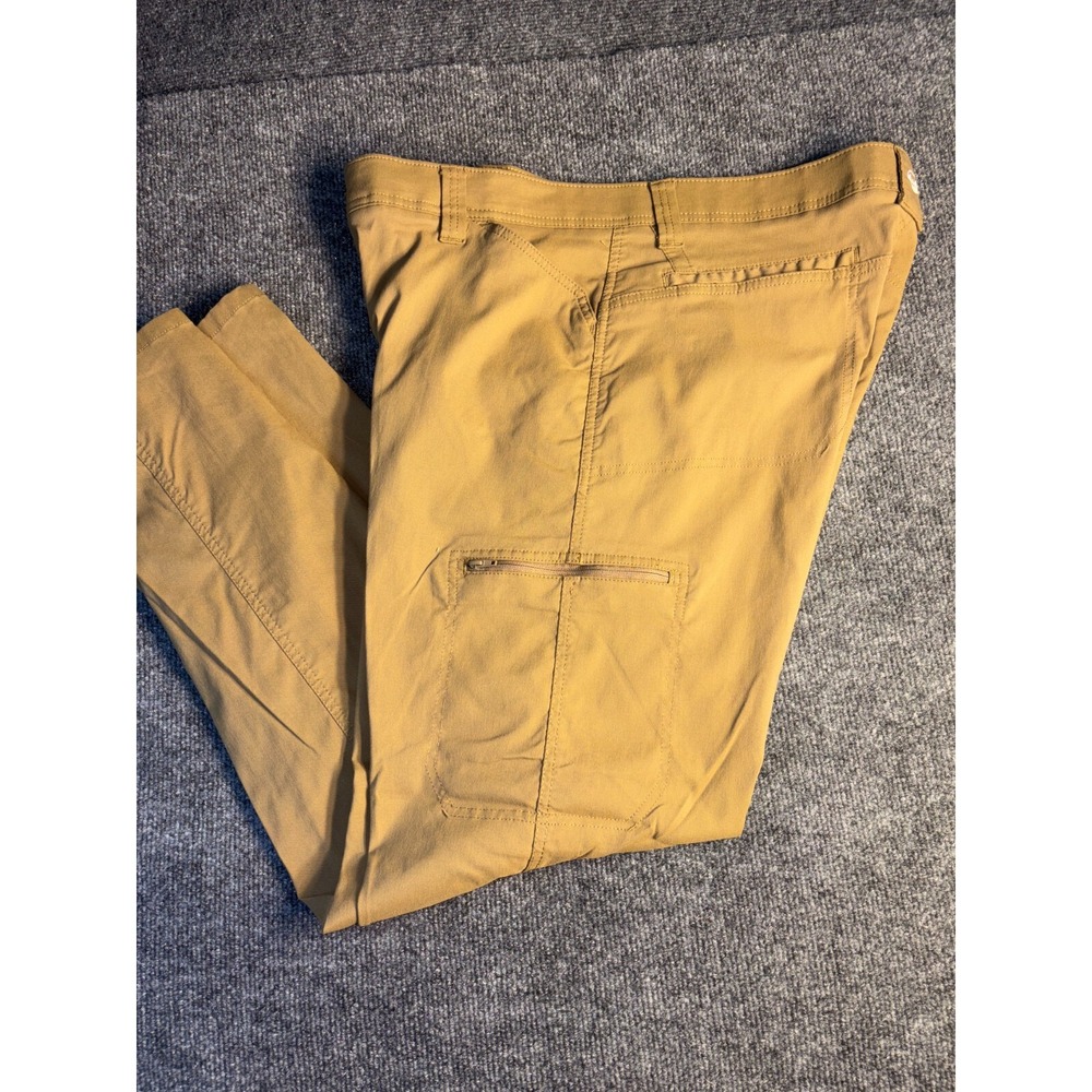 Wrangler‎ Cargo Pants Mens Size 38/30 Brown Performance Stretch Utility Pockets